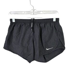 Womens Nike Dri-Fit Black Running Shorts Athletic Lightweight Polyester Size S